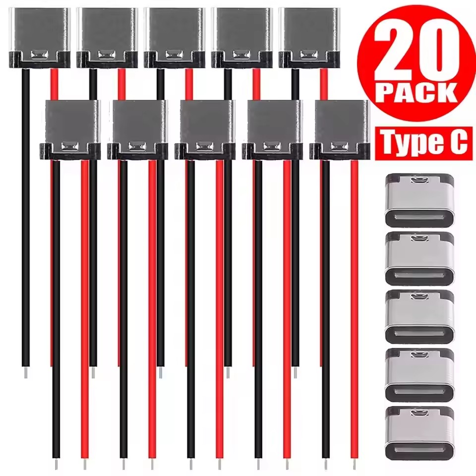 Usb C Cable - Bare Board Type-C Female Chassis Waterproof