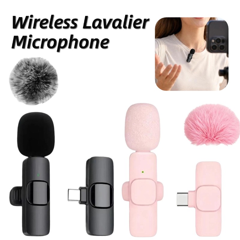 Usb C Cable - Dual Wireless Lavalier Microphone Noise Cancelling