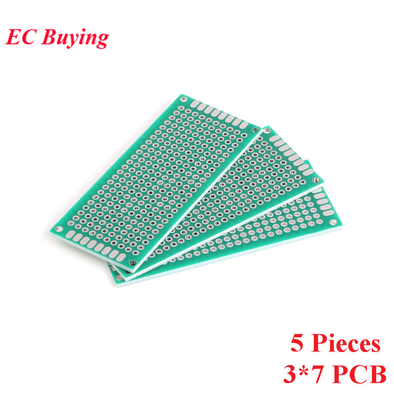 5pcs 3x7cm Double Side Prototy - огляд і ціна Pcb Prototyping Board