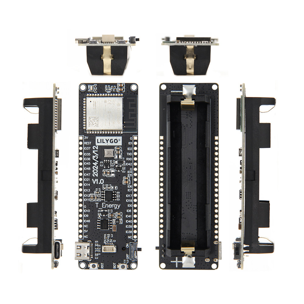 LILYGO T Energy S3 ESP32 S3 De - огляд і ціна Esp32 Battery Holder Lipo