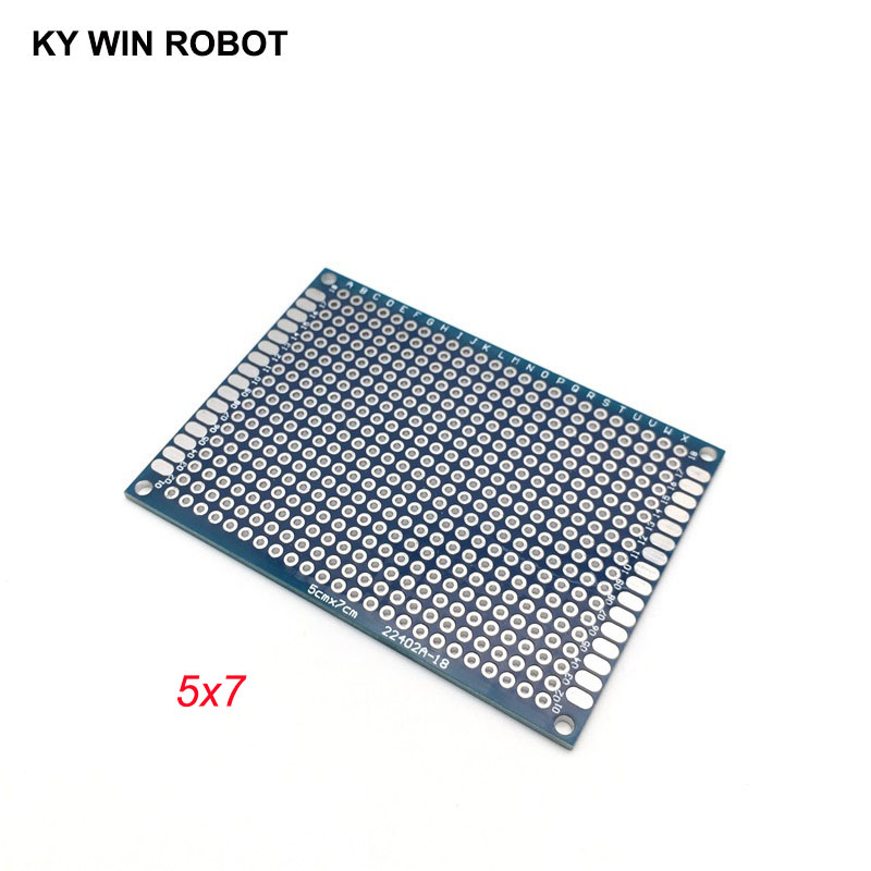 5pcs 5x7cm 50x70 mm Blue Doubl - огляд і ціна Pcb Prototyping Board