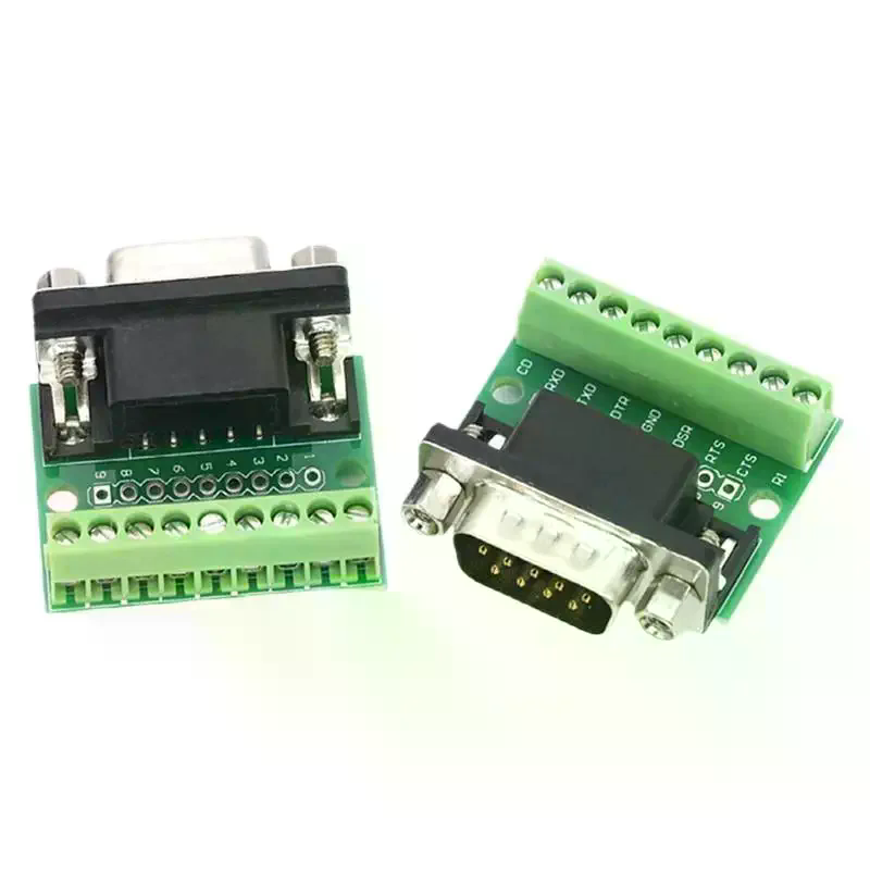 DB9 Male Female Adapter Board  - огляд і ціна Screw Terminal Block