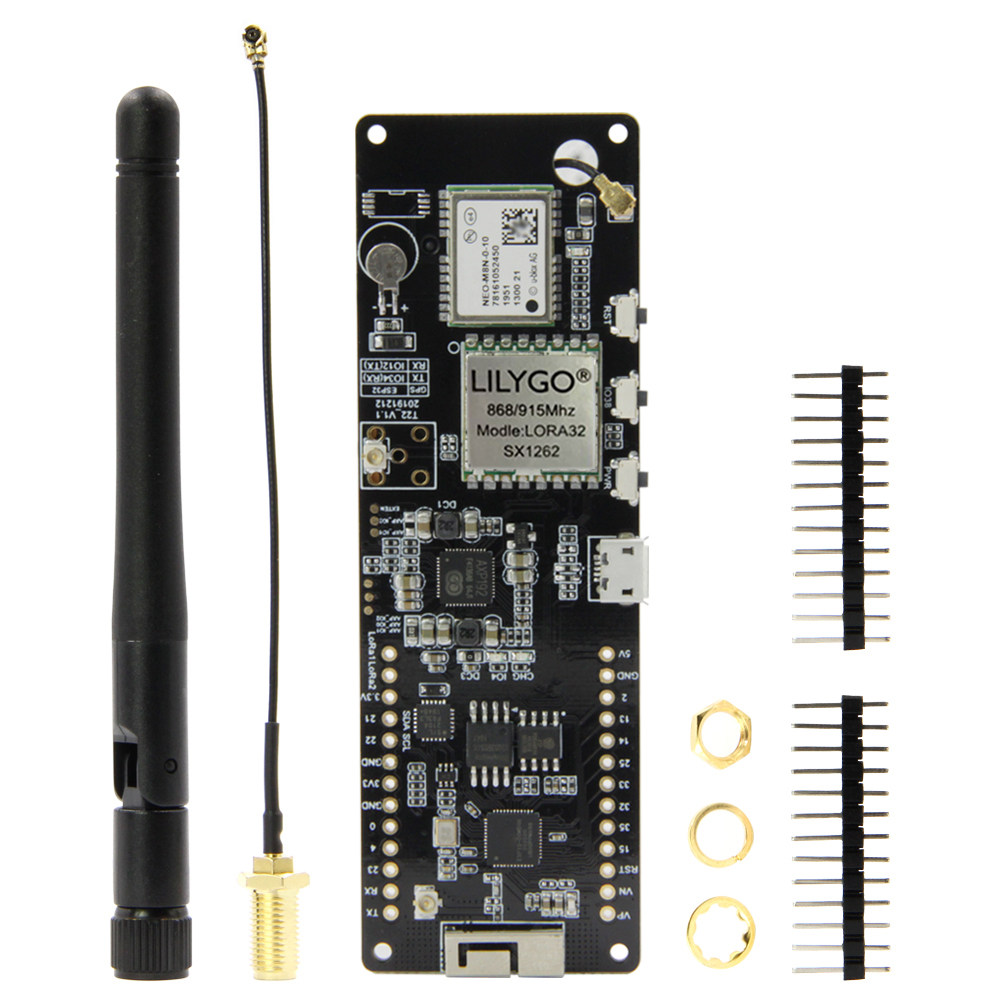 LILYGO T-BEAM V1.2 ESP32 LoRa  - огляд і ціна Esp32 Battery Holder Lipo