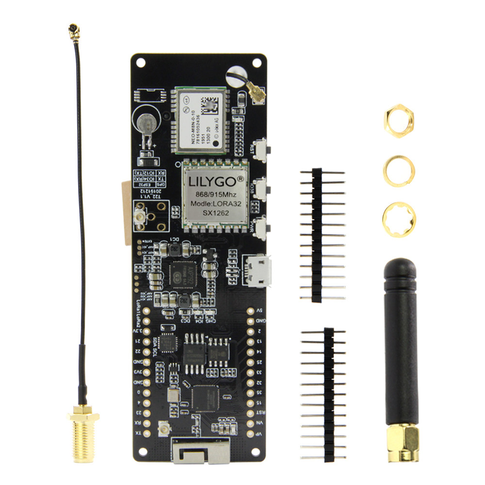 LILYGO T-BEAM V1.2 ESP32 LoRa  - огляд і ціна Esp32 Battery Holder Lipo