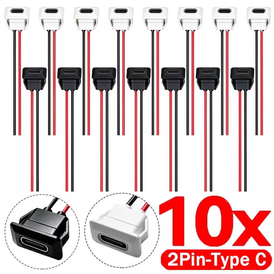Type C Female Connector Waterp - огляд і ціна Usb C Cable