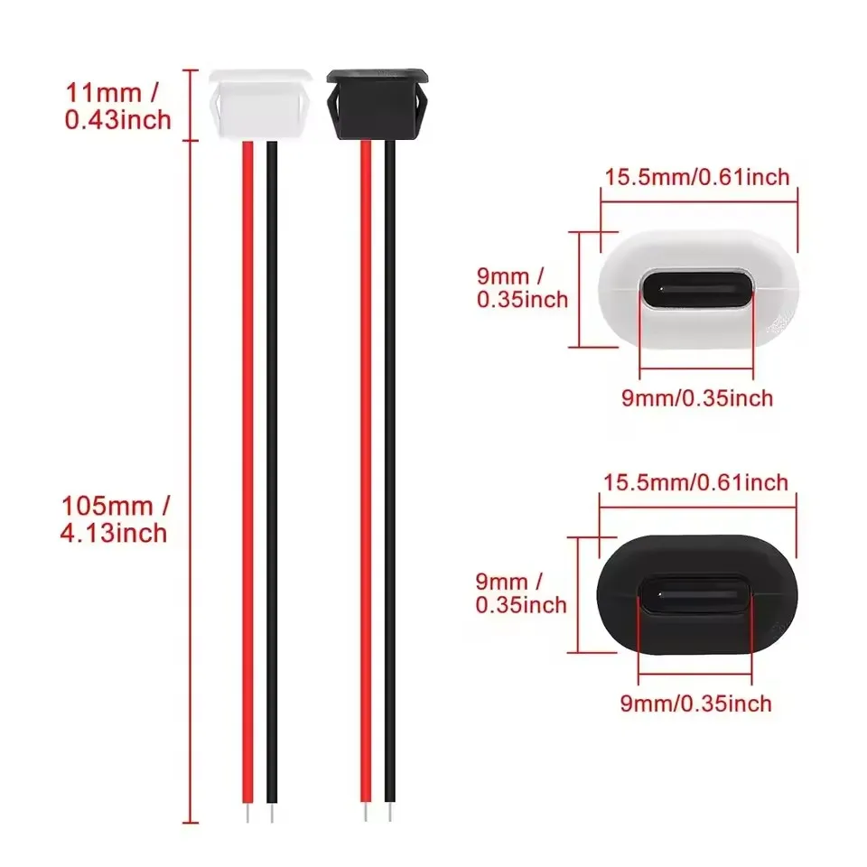 Type C Female Connector Waterp - огляд і ціна Usb C Cable