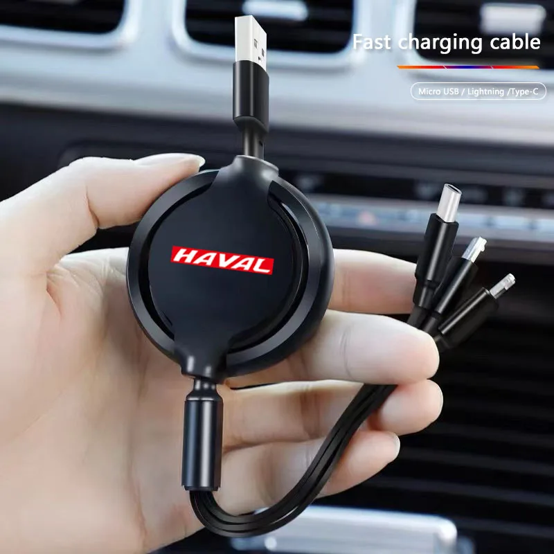 3 In 1 Retractable Fast Charge - огляд і ціна Micro Usb Cable