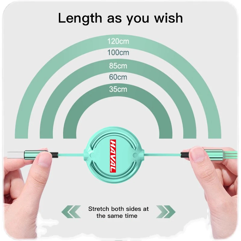 3 In 1 Retractable Fast Charge - огляд і ціна Micro Usb Cable